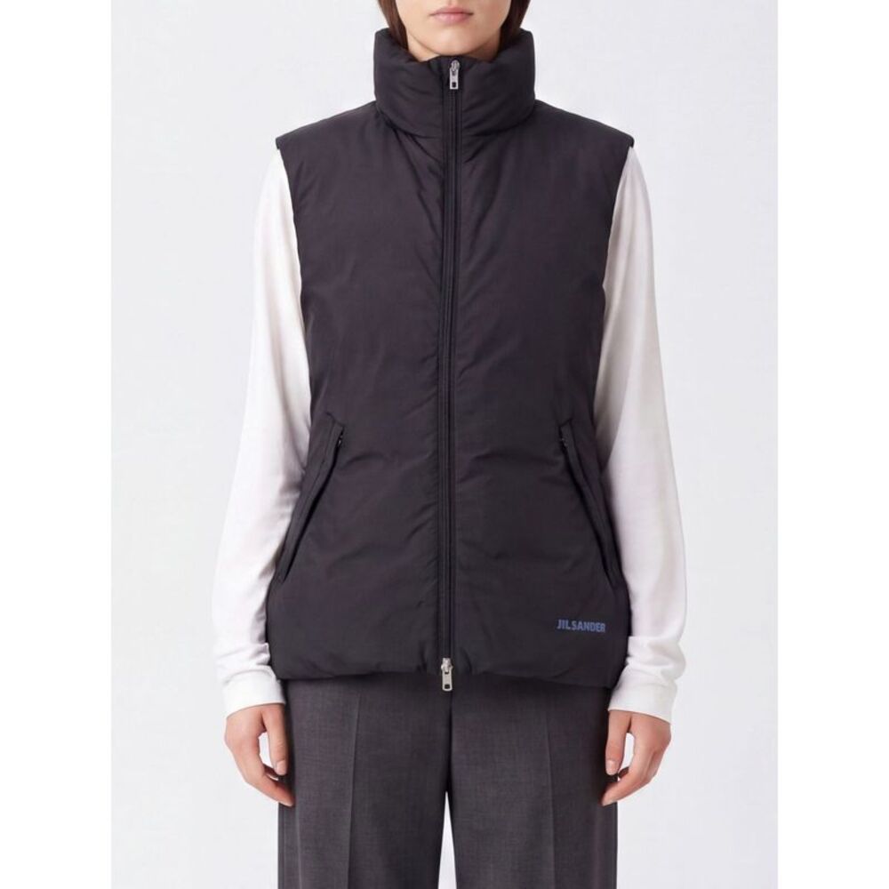 Jil Sander Women Jil Sander Slim-Fit Padded Technical Nylon Gilet With High Neck